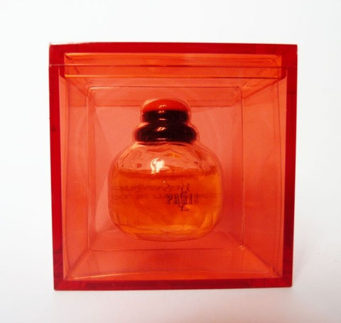 PARIS - EAU DE TOILETTE 7,5 ML - PRESENTATION DANS BOÎTE PLASTIQUE ROUGE