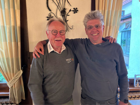 Vorsitzender Karl-Heinz Lies und Stellvertreter Benji Schaub