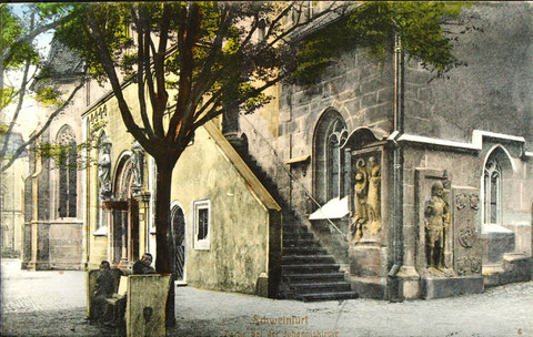 An der Johanniskirche um 1920