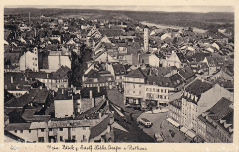 Blick von der heilig-Geist-Kirche in den 1030ern auf den Albrecht-Dürer-Platz