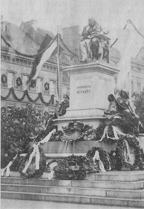 Einweihung des Rückertdenkmals 1890