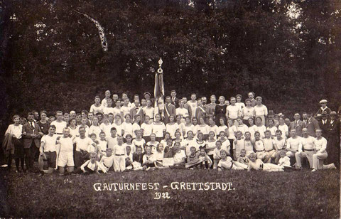 Gauturnfest in Grettstadt 1922