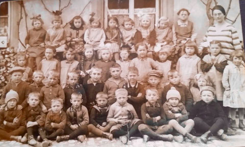 Klassenfoto Ende der 1920er