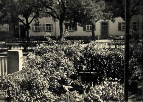 Blick auf den Damschkeplatz von Hausnr. 8 aus gesehen in den 1930ern