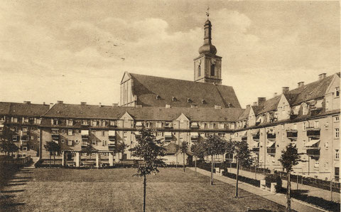 St. Kilian-Str./Friedrich-Ebert-Str. in den 1930er (dmals Hermann-Göring-Str.)