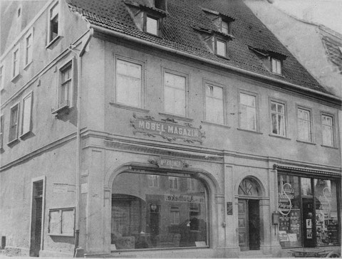 Spitalstraße Nr. 27 - Möbel-Magazon Heinrich Kröner - Danke an Herrn Horst Kröner