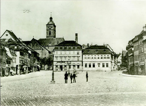 Marktplatz um 1900 - Danke an Herrn Herbert Dresch