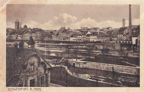 Blick über den Main um 1905