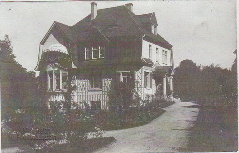 Villa Meyer, Karte 1926 von Gräfin Rüdiger geschrieben - Besitz: Hartmut Luck
