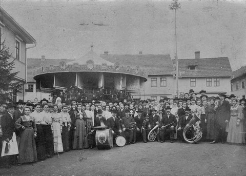 Kirmes 1906 Marktschänke Schweina - Sammlung Vaiko Weyh