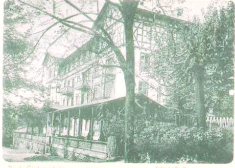 Esplanade 1, Als Sommerbau geplant wurde diese Fachwerkausführung gewählt - Archiv W.Malek