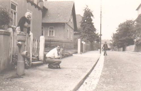 Heinz Claus und Tante Auguste und klein Brigitte - Sammlung B.Huhn