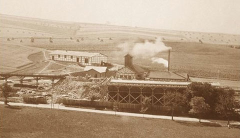 Blick auf das Bergwerk in Richtung Süden - Sammlung Foto Bodenstein