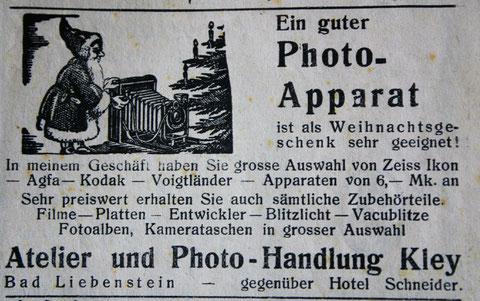 Anzeige im Stammgast vom 23.12.1933