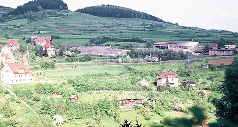 Blick zum Bergwerk Steinbach 1959 - Quelle J. Bodenstein