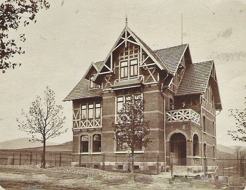 Kurz nach Baufertigstellung 1904 - Archiv Hartmut Luck