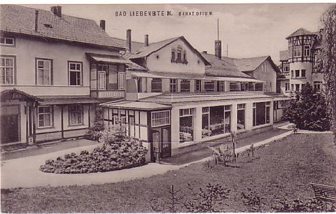 Sanatorium (Rückseite) zu Zeiten Dr.Fülles - nach 1890 - Archiv W.Malek