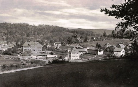 Neubau der Gebäude für das Heinrich-Mann-Sanatorium : Aufnahme um 1953 - Archiv W.Malek