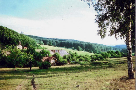 Außenanlagen der Grube Arminius in Atterode um 1950 bis 1955 - Quelle Steffen Ziegner