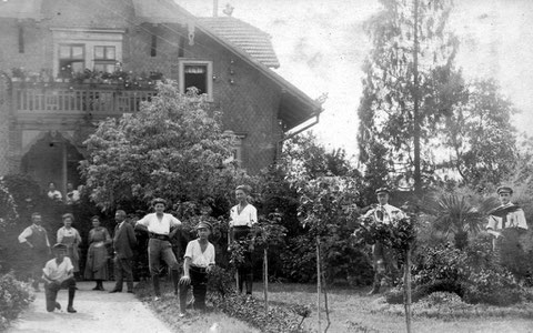 Gärtnerei im benachbarten Bad Salzungen - Sammlung Peter Michael Stein 1922