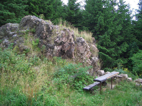 Questenstein 2013- Standort der ehemaligen Hütte - Quelle Günter Reich