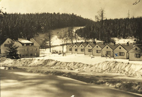 Ansichtskarte bei guter Schneelage zu DDR-Zeiten - Sammlung Regina Schlothauer