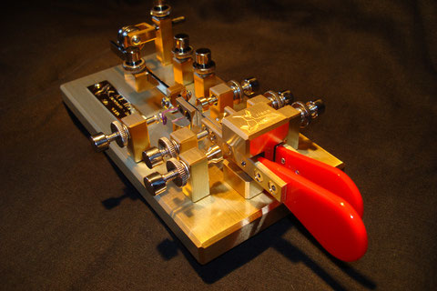 I6QON (c) Dual Lever semi-automatic key with magnetic return "PROFESSIONAL DE LUXE"
