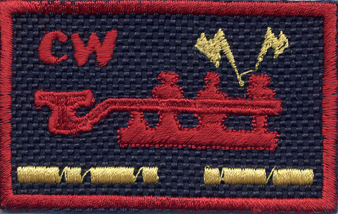 Badge embroidered (c) by IK3WUZ - www.diegocavalli.com