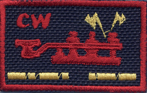 Badge embroidered (c)  by IK3WUZ - www.diegocavalli.com