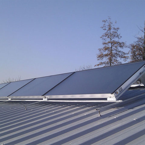 Solaranlage Dach montiert
