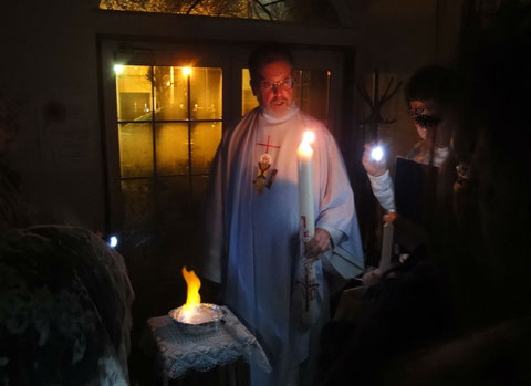 mylet james catholic chitose church easter vigil