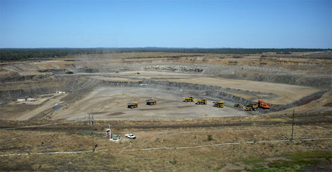 A coal mine under development in Queensland