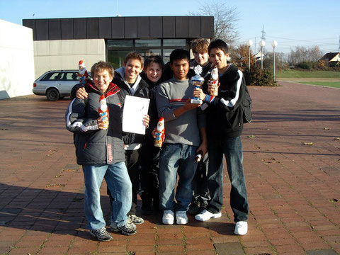 Unsere Youngsters: Danny Krimmel, Oliver Werner, Jan Grünfelder, Paulo Nagel, Mathew Anson und Kim Tiprangsee.