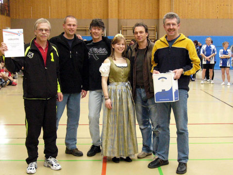 Siegerehrung mit Weinkönigin bei unserem Lieblingsturnier in Edenkoben / Pfalz