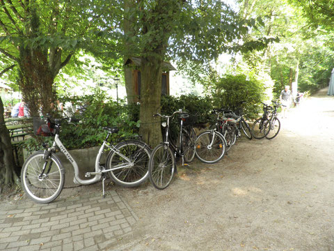 ... ruhende Drahtesel nach der Tour