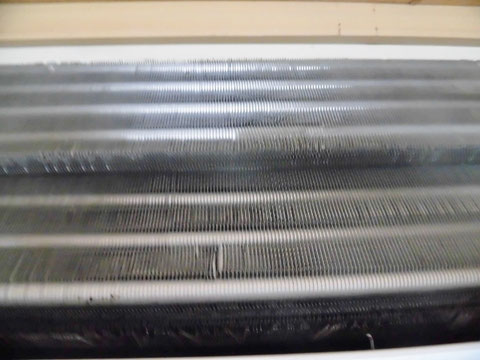 天理市でエアコンクリーニング後