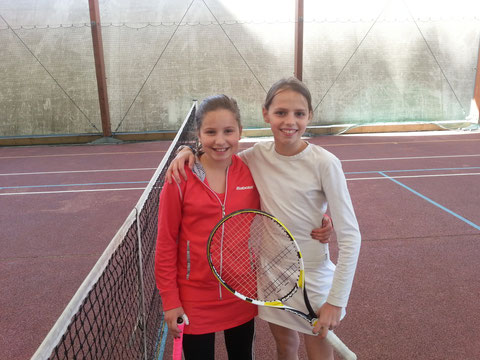 Marie et Célestine: elles n'ont que 12 ans mais jouent cette année les championnats de Paris en 13/14ans