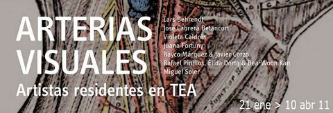 El Colectivo RED ( Rafael Pinillos, Élida Dorta y Dea Woon Kang) en ARTERIAS VISUALES, residencia artística del 21 de Enero al 10 de abril