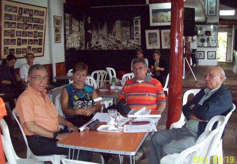 Hernando López, Nora Alméciga, Guillermo Hernández y Chepe Rúa