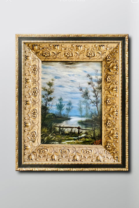 Ludvig-Christian Brinck-Seidelin-Kabell (1853-1902) aus Vejlby, Dänemark hat es einst mit Liebe auf Holz gemalt - STÄNDIGE SAMMLUNG MMKM