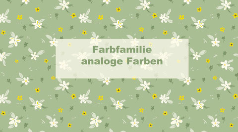 Farbtheorie, Farbkotraste, Musterdesign, Textildesign, nahtlose Muster erstellen, Farbkreis, Komplementärkontrast