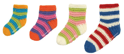 Medias para niños tejidas a crochet / Crochet socks