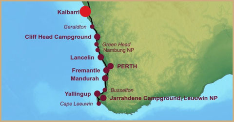 Roadtrip Australia, Kalbarri Nationalpark, Nature's Window, Z-Bend
