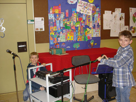 Tontechniker Philipp und Lukas