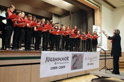20 Jahre Jugendchor SV Mellrichstadt - 2009 Leitung: Marianne Klemm