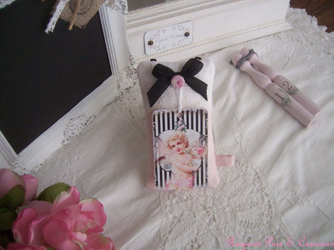COUSSIN DÉCO/PLAQUE DE PORTE LAVANDE " MY ANGEL " - cpl0715183-