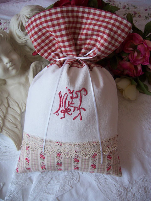 Sac Campagne fleurie -21euros (frais de port 3euros)- réf: sac 0405121 -