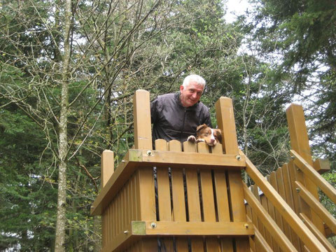 meine Männer auf dem Hochsitz...