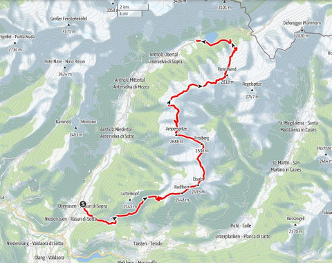 11-cime-tour da Rasun di Sopra al Lago di Anterselva