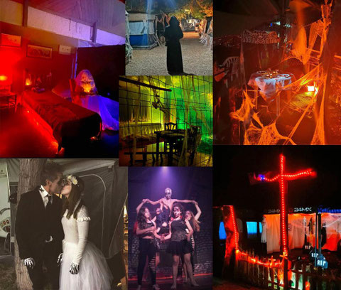collage fotos halloween camping tarragona 2024